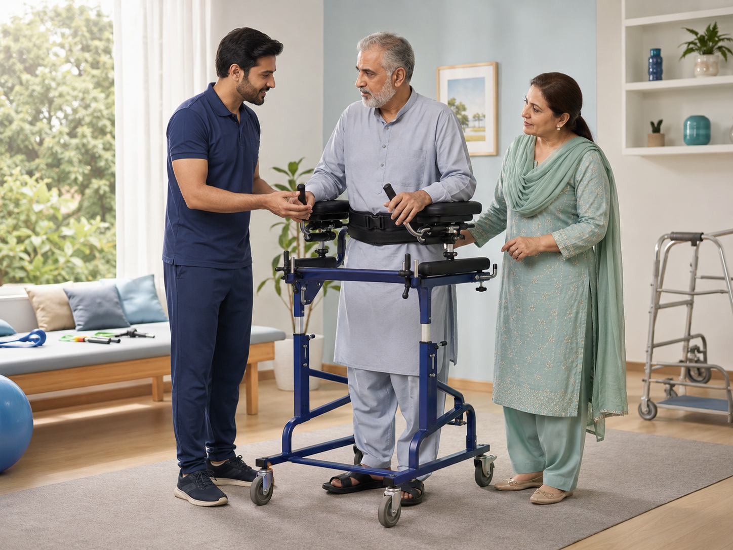 Assessment-led mobility and gait support guidance