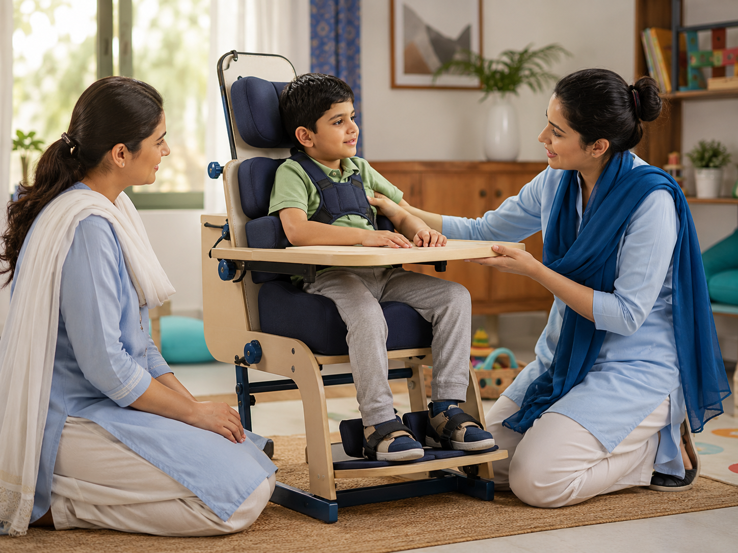 Assessment-led postural seating support for safer sitting