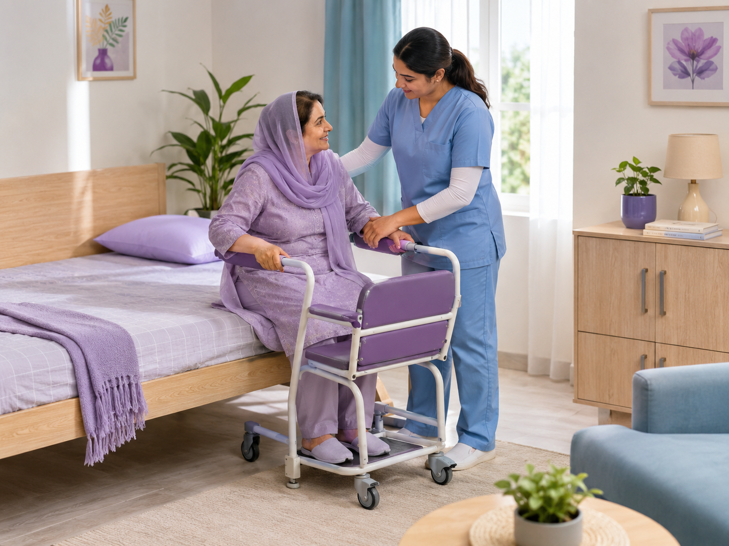 Transfer and caregiver support system